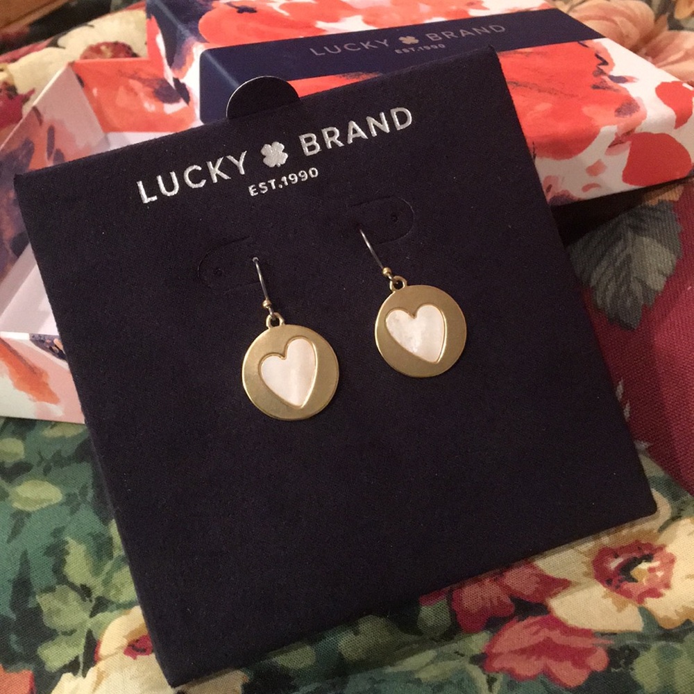 Lucky Brand Love Earrings ❤️❤️
